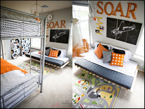 airplane bedroom for boys