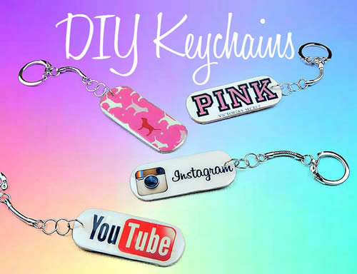 diy personalized keychain