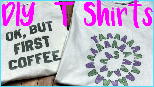 DIY Graphic T Shirts_No Transfer Paper_Simple Craft Ideas