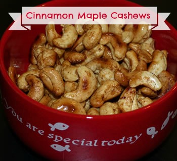 maple cinnamon cashews