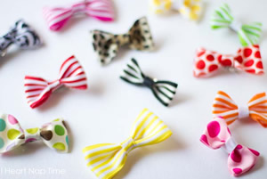 how to make kids hair bows