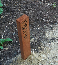 DIY garden markers