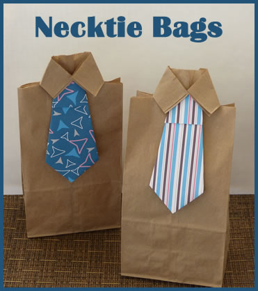 how to make gift wrap bags for fathers day